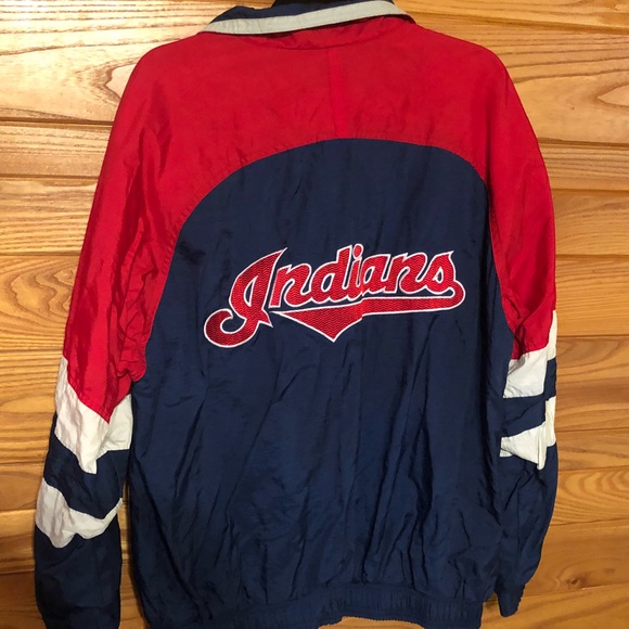 Vintage Cleveland Indians Windbreaker by Starter - Picture 3 of 3